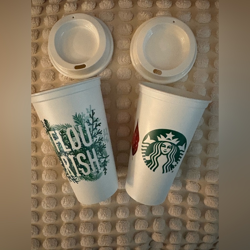 Starbucks Collectible Reusable Cups NWOT